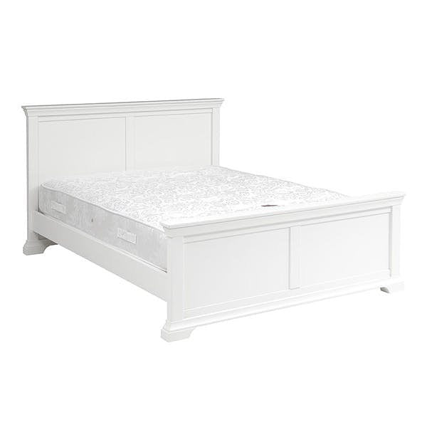 Chantilly Warm White Super Kingsize Bed