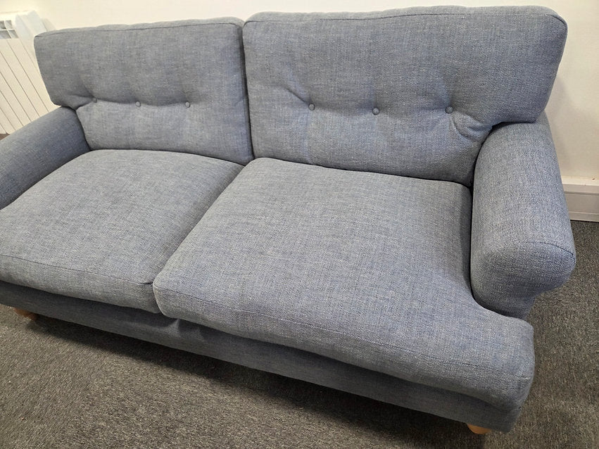 Talbot Large  2 Seater Sofa - Indigo Rustic Weave