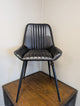Pembrooke Leather Dining Chair- Charcoal