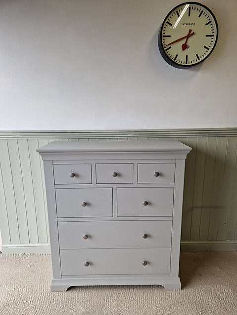 Chantilly Pebble Grey 7 Drawer Chest