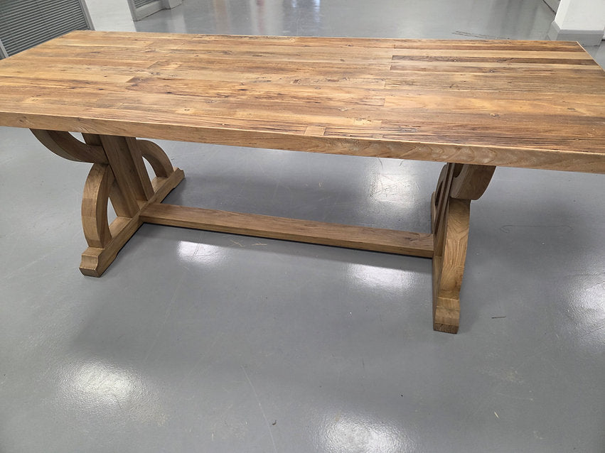 Tempus Dining Table -  Natural Recycled Elm