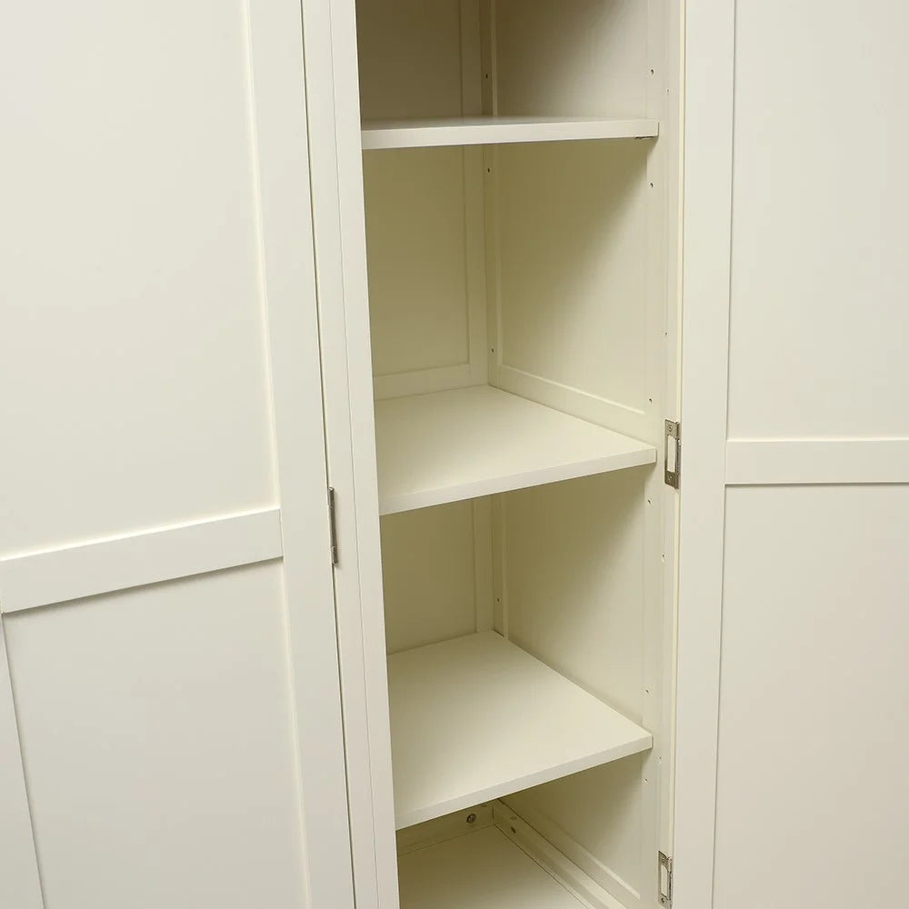 Simply Cotswold Classic Cream Triple Wardrobe