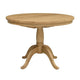 Elkstone Mellow Oak 4- 6 Seater Round Extending Dining Table