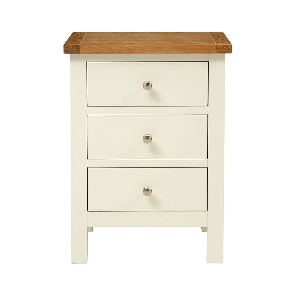 Simply Cotswold Classic Cream 3 Drawer Bedside
