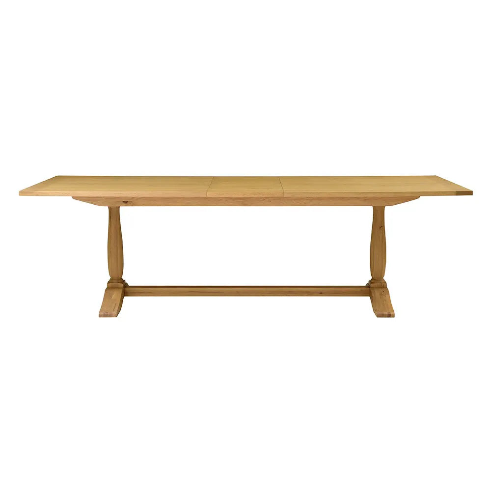 Elkstone Mellow Oak Extending Dining Table 6-8 Seater