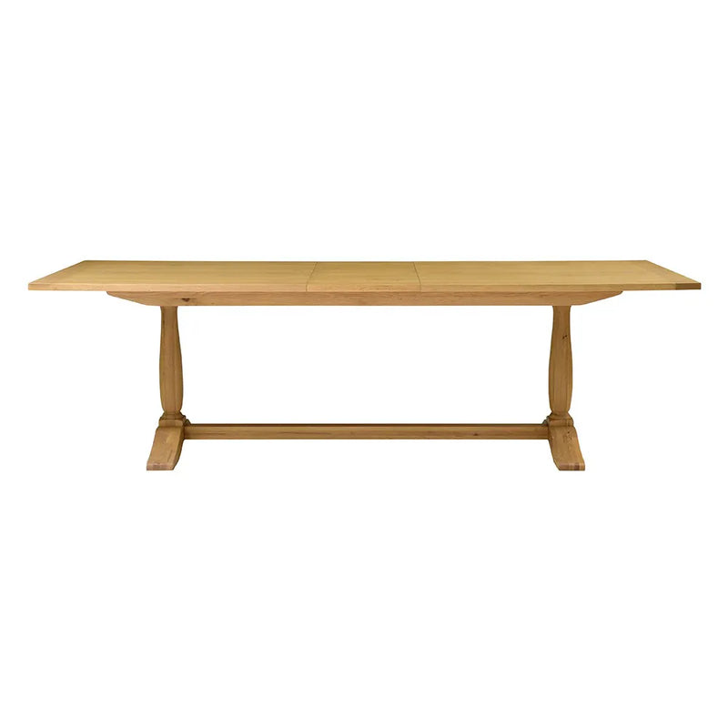 Elkstone Mellow Oak Extending Dining Table 6-8 Seater