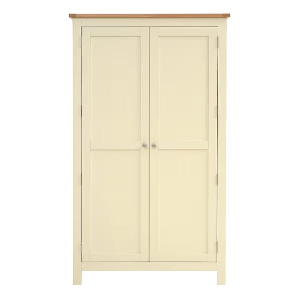 Gloucester Cream Double Full Hanging Wardrobe