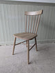 Pair of Elkstone Smoked Oak Spindleback Dining Chairs