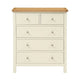 Simply Cotswold Cream 5 Drawer Chest