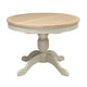 Chester Limestone 4-6 Seater Round Extending Dining Table