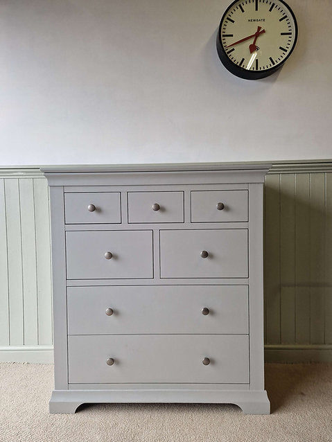 Chantilly Pebble Grey 7 Drawer Chest