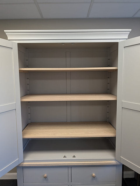 Chester Dove Grey Linen Cupboard