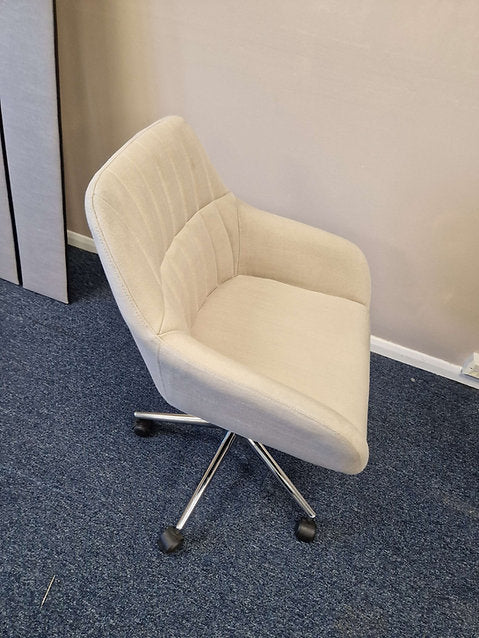 Arlebrook Office Chair- Stone Linen