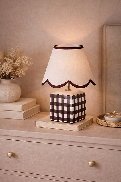 Kirsten Table Lamp- Red