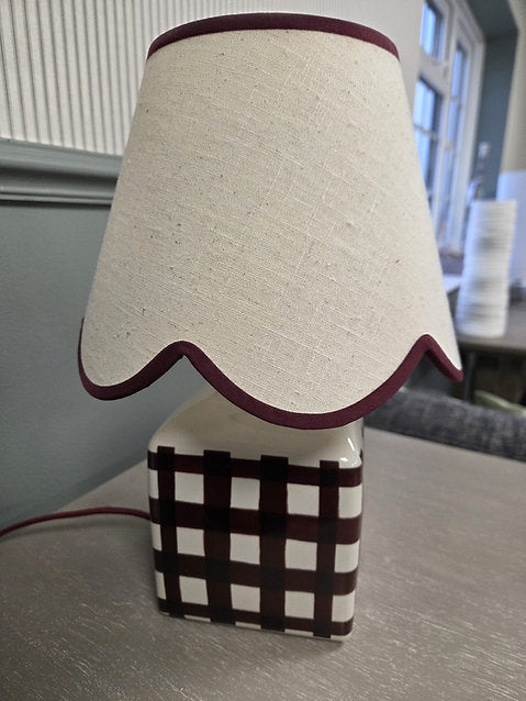 Kirsten Table Lamp- Red
