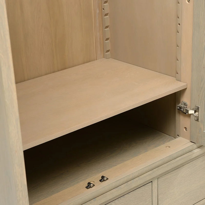 Bibury Smoked Oak Triple Wardrobe