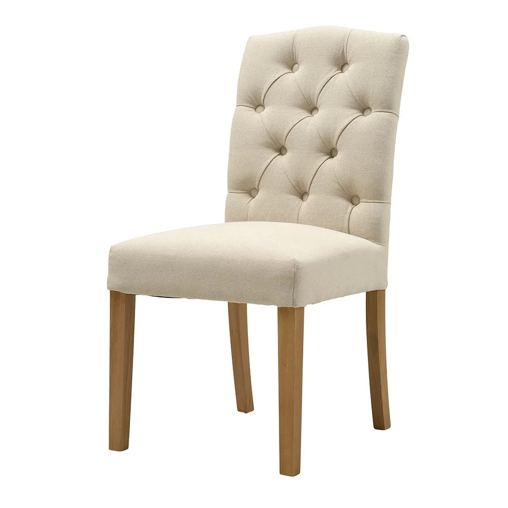 Holly Dining Chair- Natural Linen