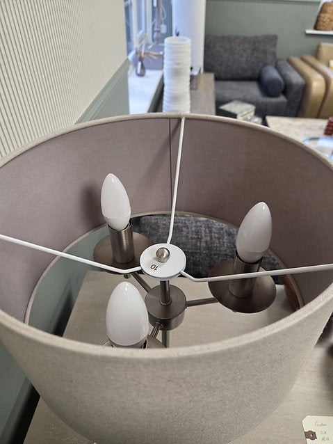 Fleur Table Lamp- Grey Mix