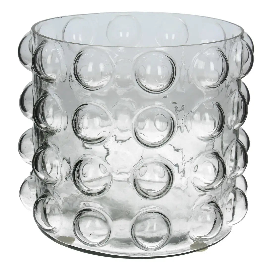 Bobble Clear Glass Candle Holder