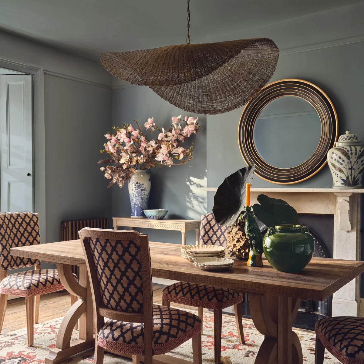 Tempus Dining Table -  Natural Recycled Elm