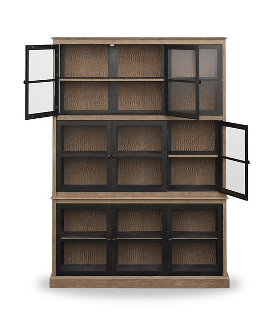 Pentomino Display Cabinet - Natural