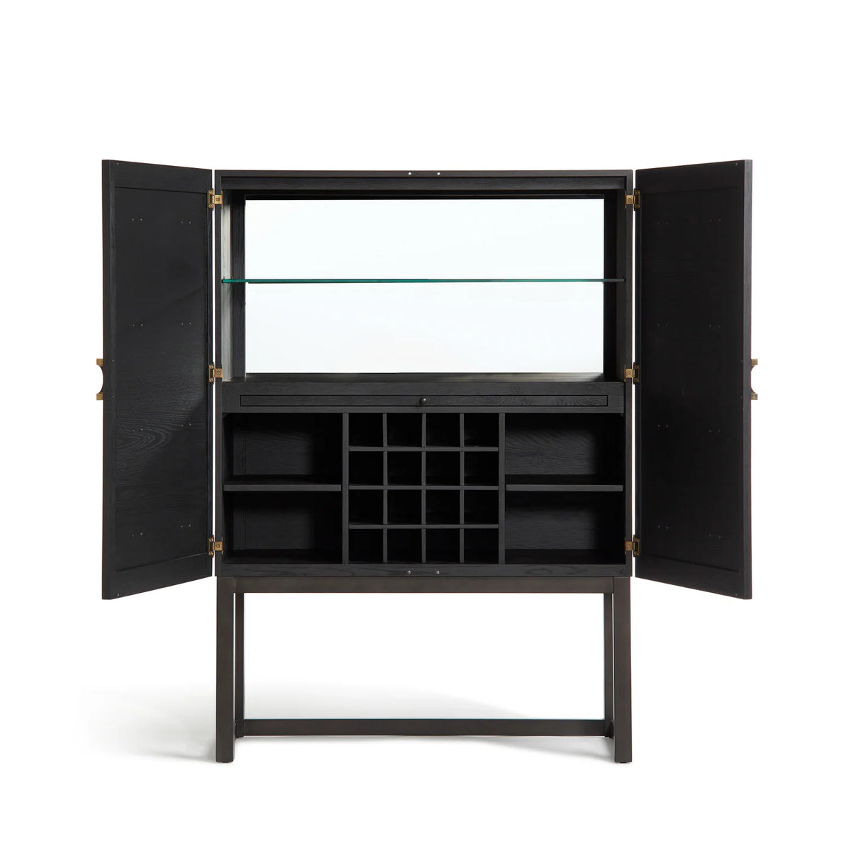 Lauretta Wine Cabinet Black