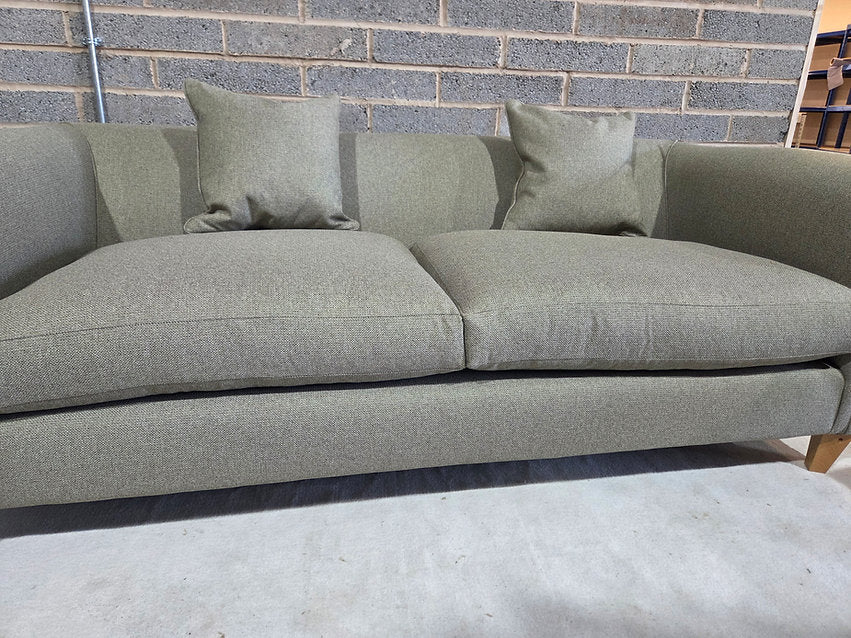 Walker 4 Seater Sofa - Green Marl - House Weave
