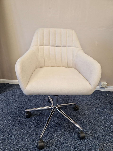 Arlebrook Office Chair- Stone Linen