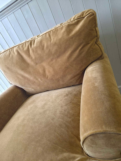 Stewart Armchair- Mustard Matt Velvet