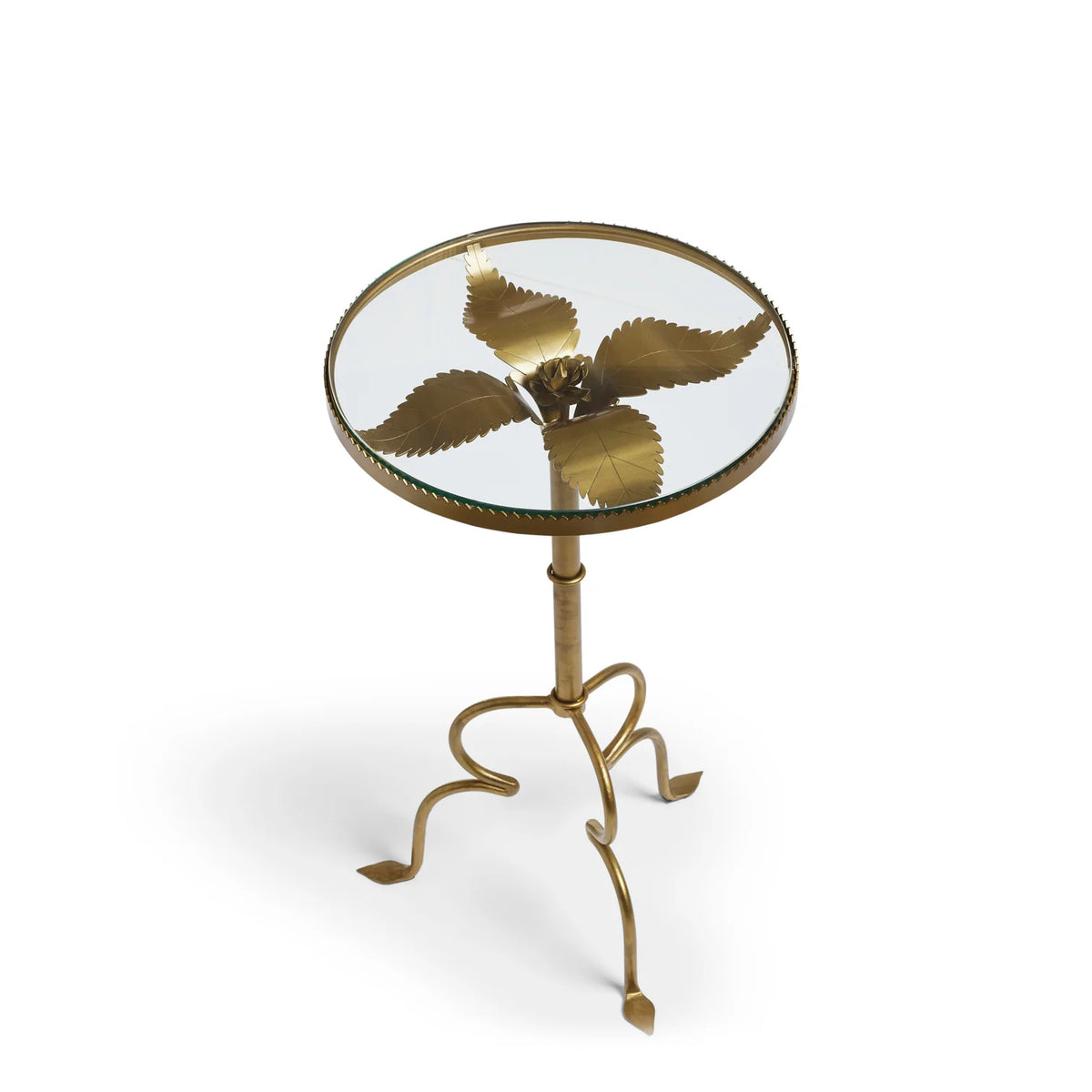 Briallen Side Table - Antique Gold