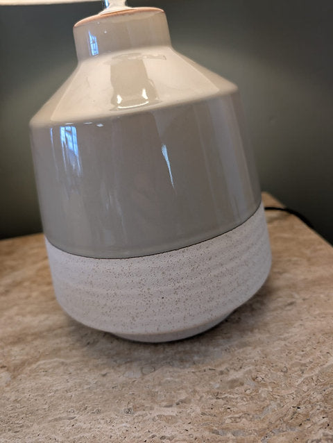 Canterbury Soft Green Dipped Glaze Table Lamp
