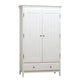 Winstone Pure White Double Wardrobe