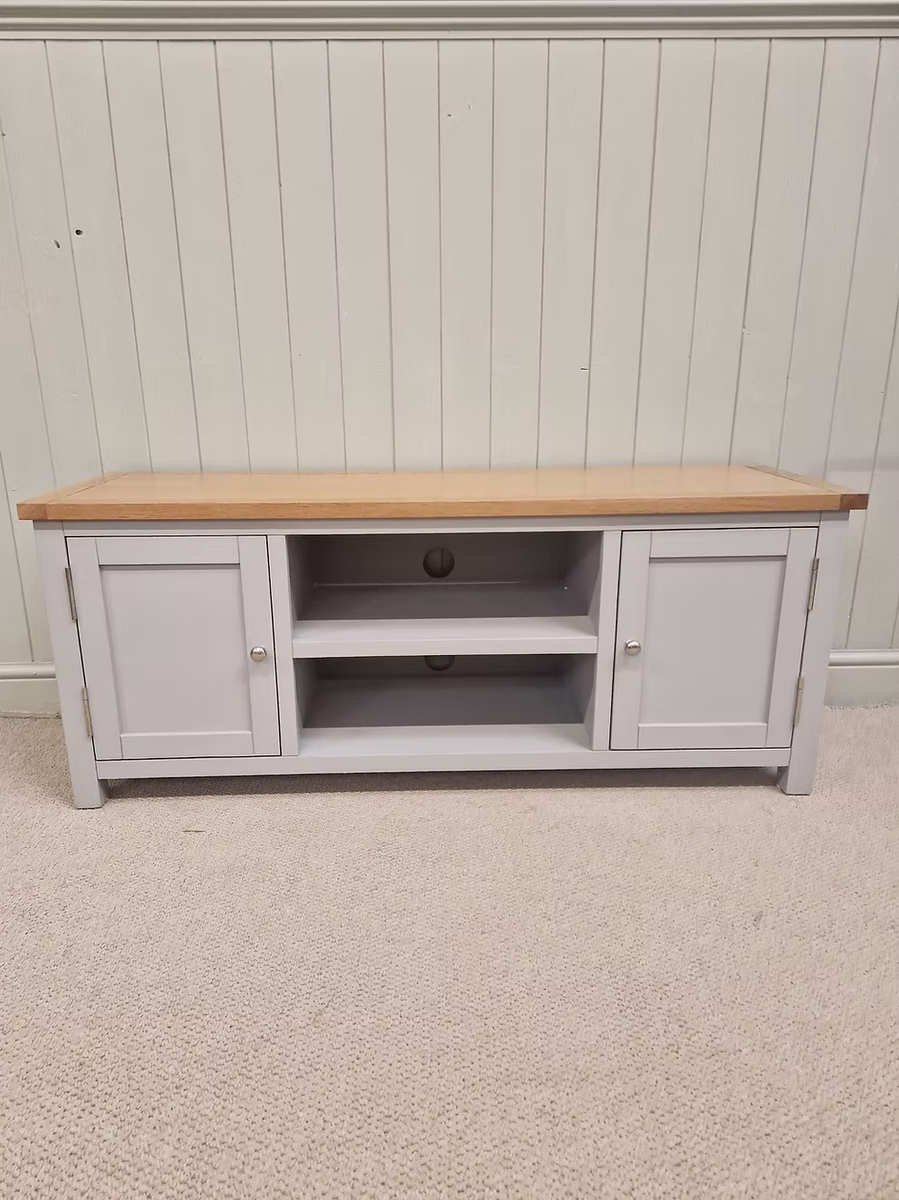 Simply Cotswold Pebble Grey TV Stand up to 50"
