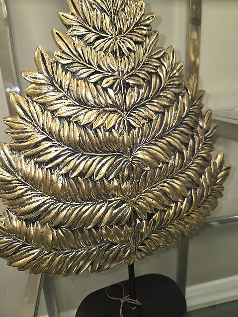Laura Ashley Gold Leaf Sculpture