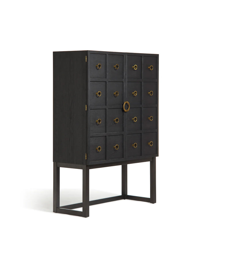 Lauretta Wine Cabinet Black