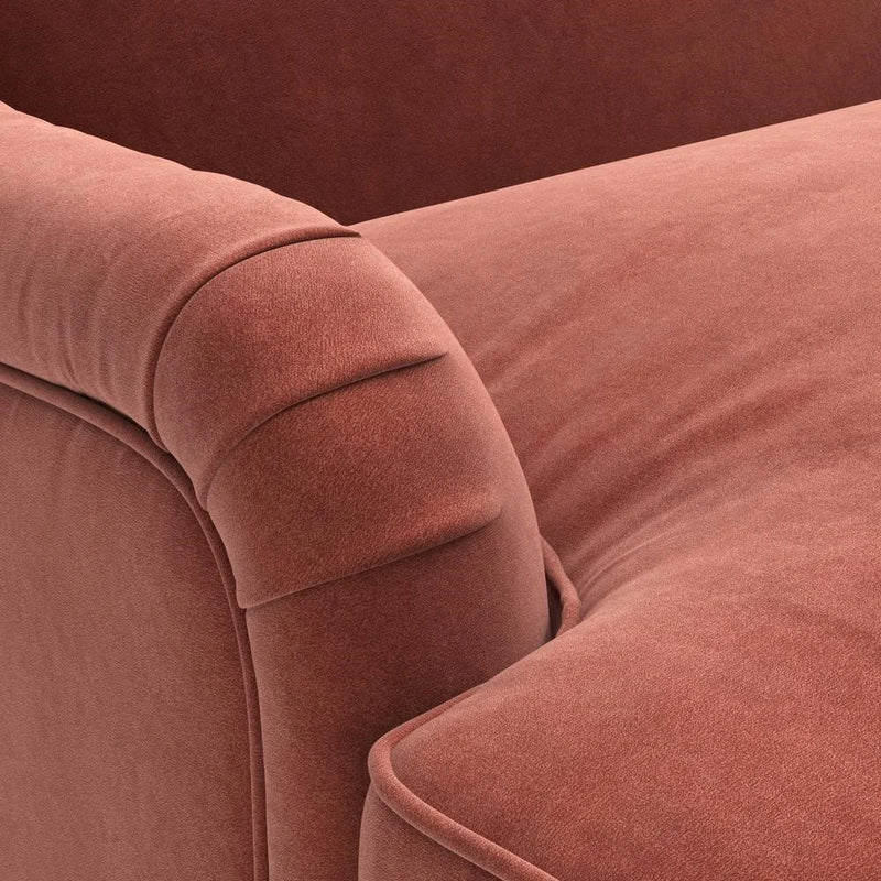 Ashbee Armchair- Brick- Matt Velvet
