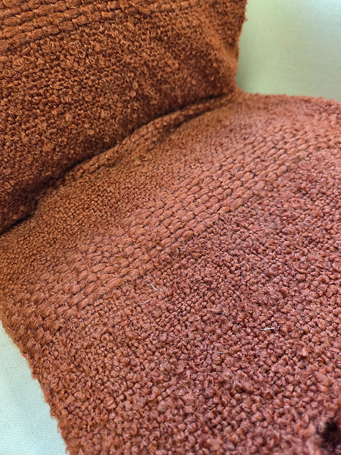 Textured Hand Woven Throw Terracotta