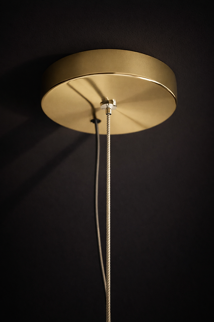Fleur Pendant Light- Brushed Metal