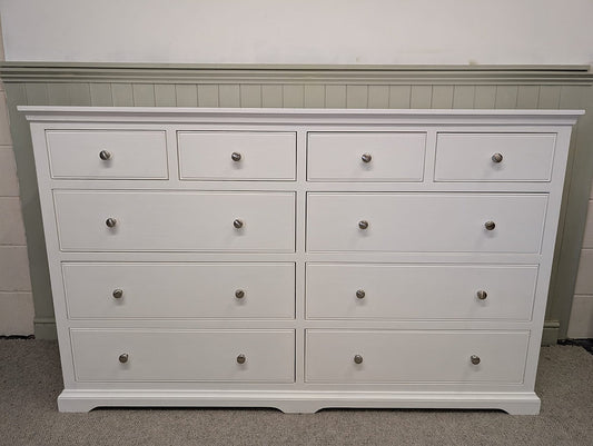 Fairford Soft White 10 Drawer Chest