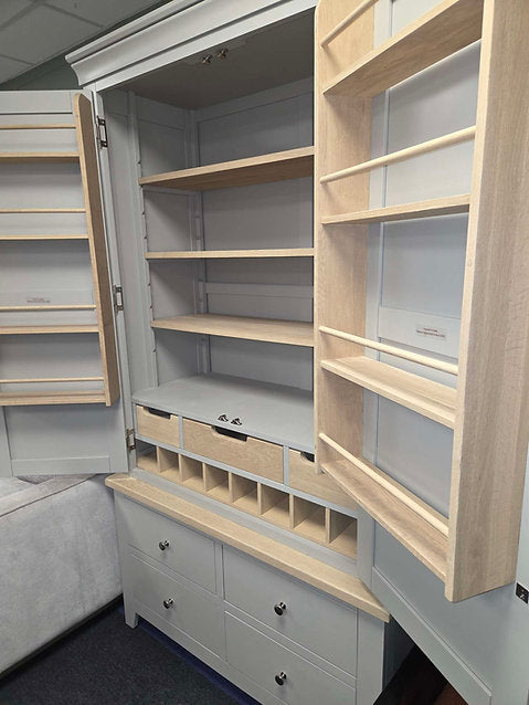Chester Dove Grey Double Larder