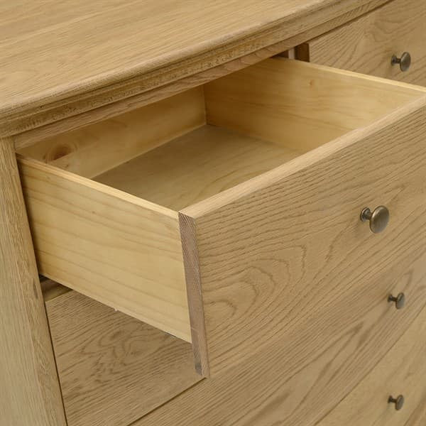 Winchcombe Oiled Oak 5 Drawer Chest