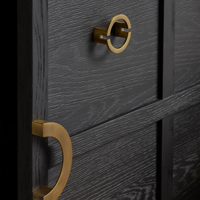 Lauretta Wine Cabinet Black