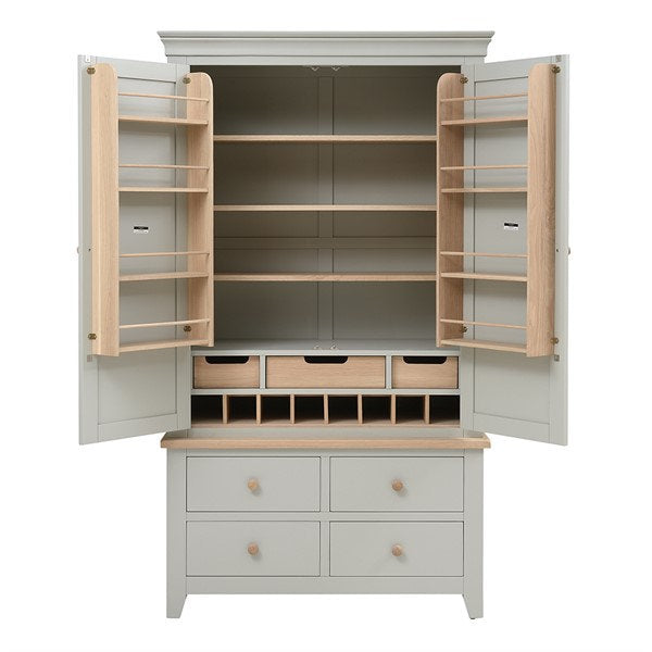 Chester Dove Grey Double Larder