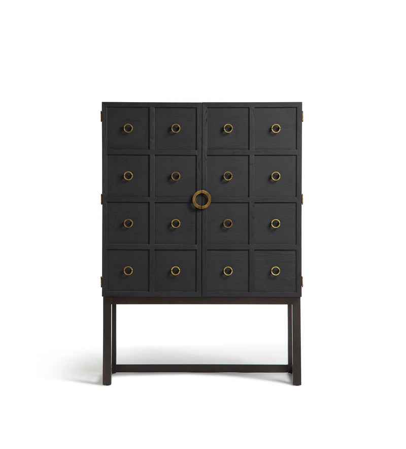 Lauretta Wine Cabinet Black