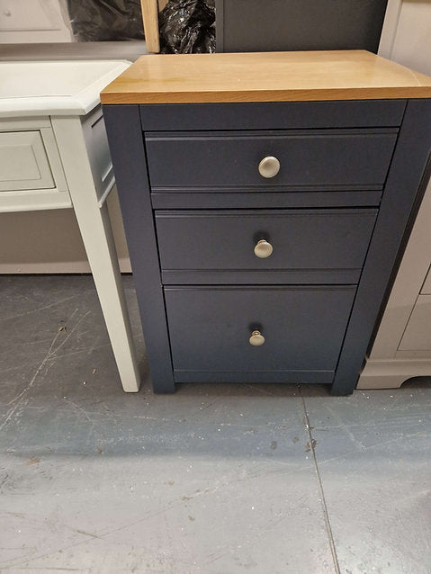 Chalford Inky Blue 3 Drawer Filing Cabinet