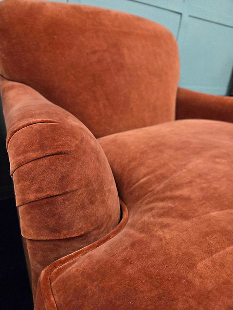 Ashbee Armchair- Brick- Matt Velvet
