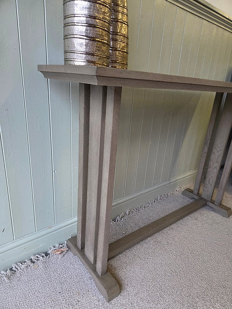 Notgrove Weathered Oak Console Table