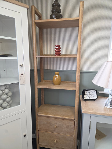 Berkeley Nordic Oak Slim Open Bookcase