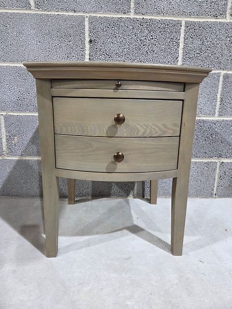Winchcombe Smoked Oak 2 Drawer Bedside Table