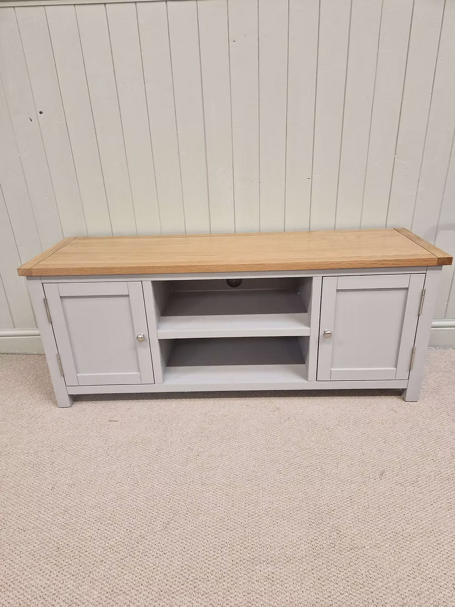 Simply Cotswold Pebble Grey TV Stand up to 50"